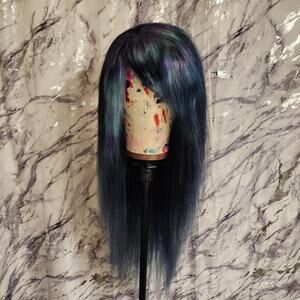 Crystal Mermaid Human Hair Scene Queen Wig